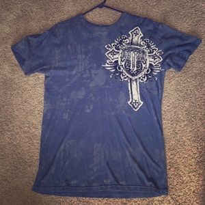 Ink Blue Affliction T-shirt